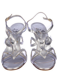 Christian Louboutin Metallic Sandals