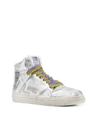 Philippe Model Paris Lace Up High Top Sneakers