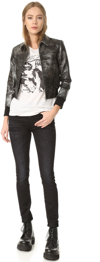 R 13 R13 Berlin Leather Jacket 1 295 shopbop Lookastic