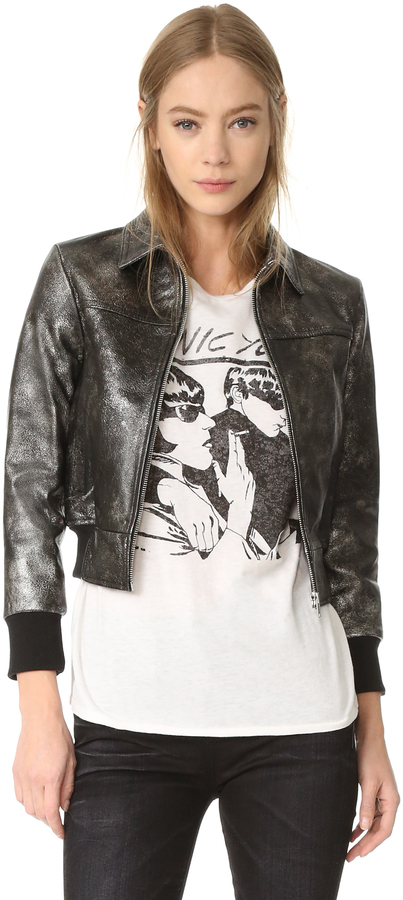 R 13 R13 Berlin Leather Jacket 1 295 shopbop Lookastic