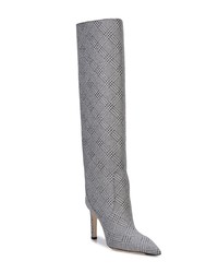 Jimmy Choo Checked Knee High Boots