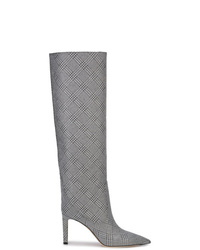 Jimmy Choo Checked Knee High Boots
