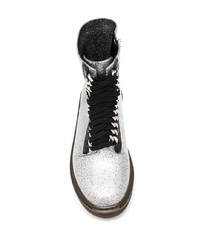 Casadei Glitter Effect Chain Detail Boots