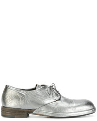 Silver Leather Lace-ups