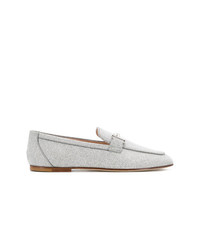 Tod's Glitter Double T Loafers
