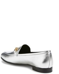 gucci jordaan metallic loafer