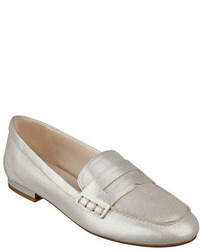 Nine West Linear Leather Loafers