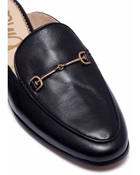 Sam Edelman Linnie Horsebit Leather Loafer Slides