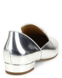 Michael Kors Michl Kors Collection Fielding Metallic Leather Loafers