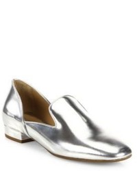Michael Kors Michl Kors Collection Fielding Metallic Leather Loafers