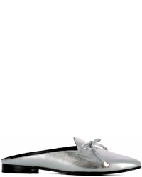 Pierre Hardy Silver Leather Loafers