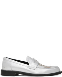 JW Anderson Silver Moccassin Loafers