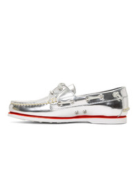 Polo Ralph Lauren Silver Patent Merton Loafers