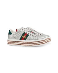 Gucci Ace Sneaker With Crystals