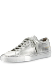 Common Projects Achilles Leather Low Top Sneaker Silver