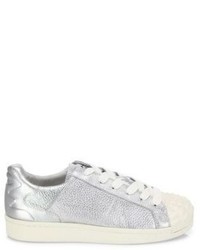 Ash Crack Leather Blend Sneakers