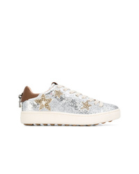 Coach Glitter Lace Up Sneakers