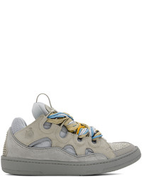 Lanvin Gray Curb Sneakers