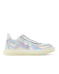 Giuseppe Zanotti Iridescent Leather Blabber Jellyfish Sneakers