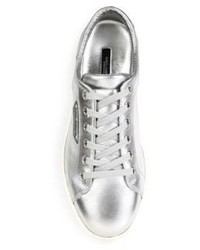 Dolce & Gabbana London Metallic Low Top Sneakers