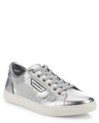 Men's Silver Sneakers by Dolce 