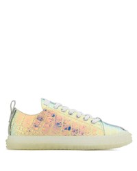 Giuseppe Zanotti Low Top Holographic Effect Sneakers