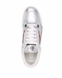Bally Metallic Effect Lace Up Sneakers