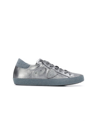 Philippe Model Metallic Lace Up Sneakers