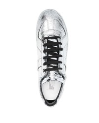 Maison Margiela Metallic Leather Low Top Sneakers