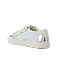 Tory Burch Mirrored Low Top Sneakers