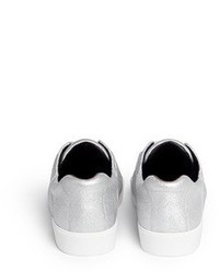 3.1 Phillip Lim Morgan Metallic Leather Low Top Sneakers