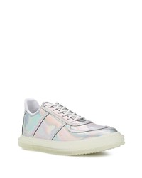 Giuseppe Zanotti Round Toe Holographic Effect Sneakers