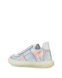 Giuseppe Zanotti Round Toe Holographic Effect Sneakers