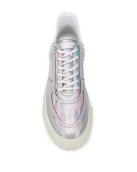 Giuseppe Zanotti Round Toe Holographic Effect Sneakers