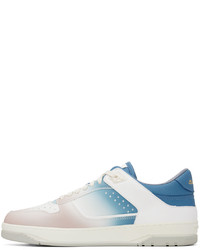 Santoni White Gradient Sneakers