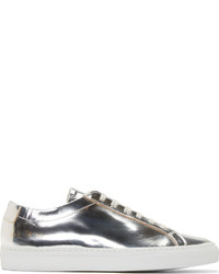 Woman By Common Projects Silver Original Achilles Sneakers