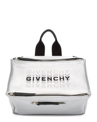 Givenchy Silver Pandora Messenger Bag