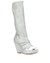 Rick Owens Wedged Mid Calf Boots