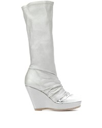 Rick Owens Wedged Mid Calf Boots