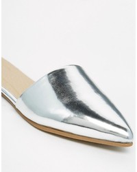 Asos Collection Laboratory Pointed Mule Ballets