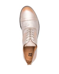 Moma Metallic Leather Derby Shoes