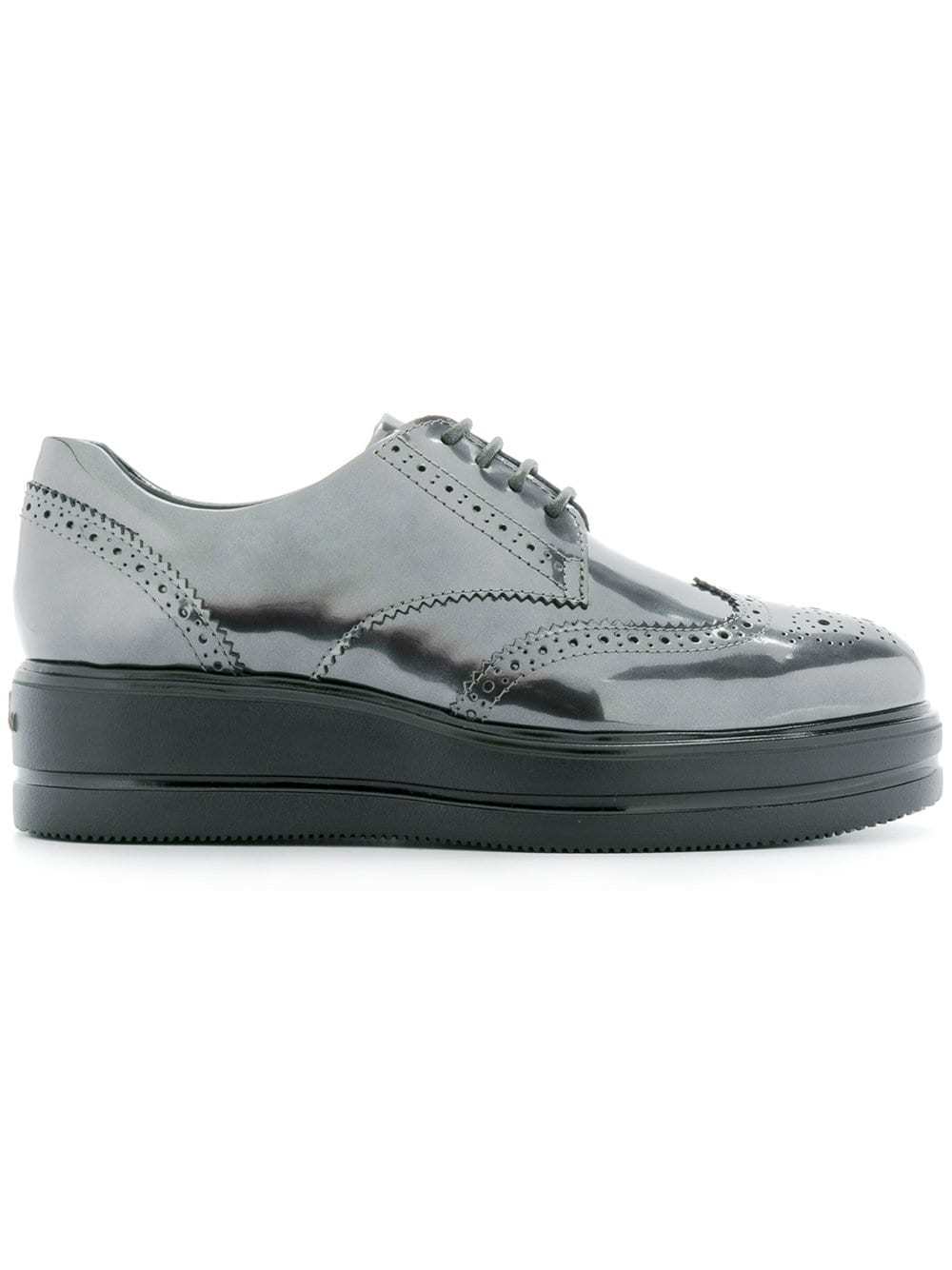 Hogan Platform Derby Shoes, $247, farfetch.com