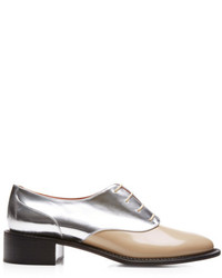 Rochas Two Tone Leather Oxford Brogues