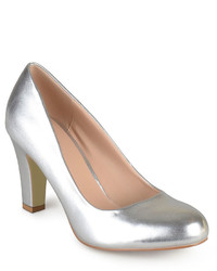 Journee Collection Ice Patent Leather Pumps
