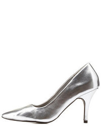 Charlotte Russe Metallic Pointed Toe Pumps