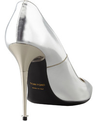 Tom Ford Mirror Leather Pointy Toe Pump