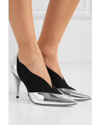 Givenchy Mirrored Leather And Elastic Pumps