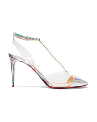 Christian Louboutin Nosy 85 Patent Leather And Pvc Pumps