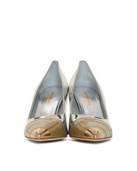 Burberry Silver Annalise Heels