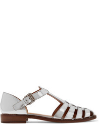 Church's Kelsey Metallic Leather Sandals Silver